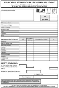 Contrôle périodique VGP - Selm.blog - Levage et manutention